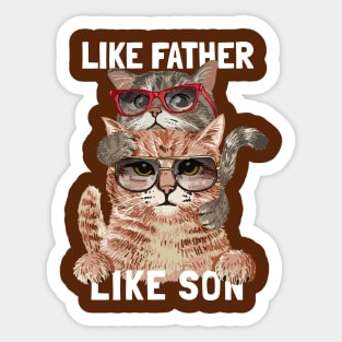 Like Father like Son Sticker